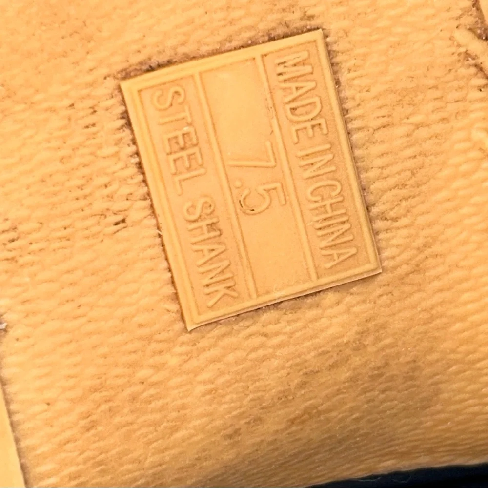 Lands' End Duck Boots Women's 7.5 Sherpa Lined Navy Camel Waterproof Lace Up‎